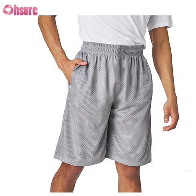 Pantalones cortos de malla atléticos de alto rendimiento para hombre, pantalones cortos de baloncesto para hombre, entrenamiento en el gimnasio y pantalones cortos deportivos con bolsillos para hombre