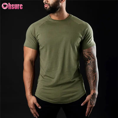 Mayorista Nuevo estilo de hombres de acondicionamiento físico rápido seco de deportes camisetas de culturismo casual logotipo personalizado ropa de tejido de punto Impresión