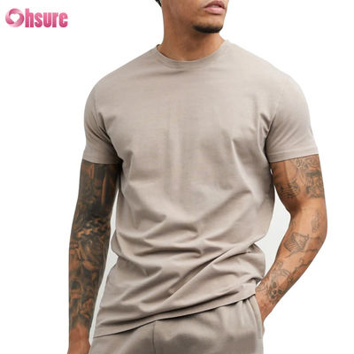 Mayorista  Camiseta de Gimnasio  Camiseta Deportiva Personalizada para Hombre - 100% Algodón, Mezcla de Spandex, Ropa Casual para Correr y Gimnasio, Manga Corta