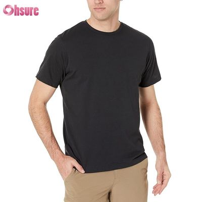 Venta caliente Verano Manga corta Entrenamiento Cuello O Blanco Camiseta de punto para hombres