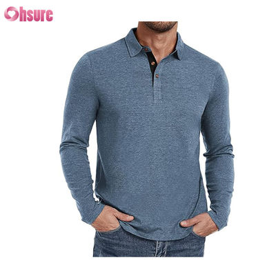 45% de bambú 46% de poliéster 9% de espandéx desodorante antibacteriano Tejido secado rápido personalizar impresa manga larga o corta camiseta de polo