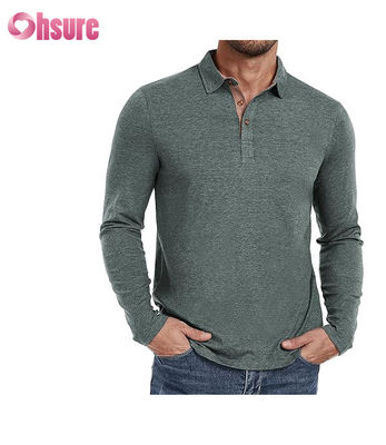 45% de bambú 46% de poliéster 9% de espandéx desodorante antibacteriano Tejido secado rápido personalizar impresa manga larga o corta camiseta de polo