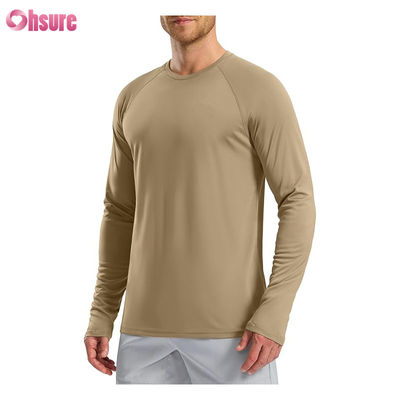 Tejido de algodón de poliéster de nylon espandéx personalizado Personalizar Impresos para hombres Comodidad Camisetas deportivas suaves Camisetas de gran tamaño en blanco