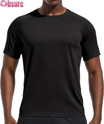 Camiseta deportiva para hombre de secado rápido, entrenamiento en el gimnasio, fitness, transpirable, ropa deportiva, fabricante OEM ODM