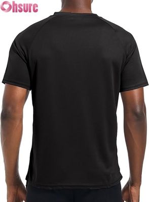 Camiseta deportiva para hombre de secado rápido, entrenamiento en el gimnasio, fitness, transpirable, ropa deportiva, fabricante OEM ODM