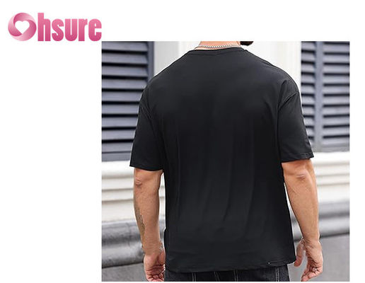 Casual Dersign Moda Tricotado Ejercicio Vestido para hombres Comodidad Tejido T-shirt Impresión