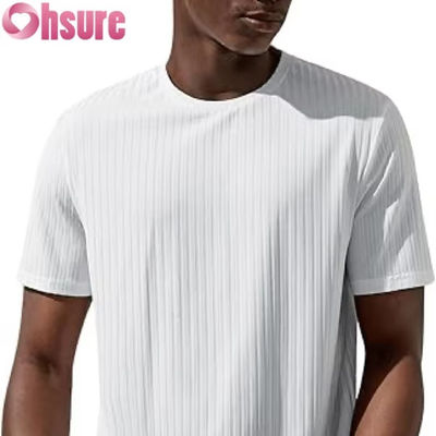 Mujeres Manga corta T-Shirt de base Casual Cuello redondo T-Top con costillas