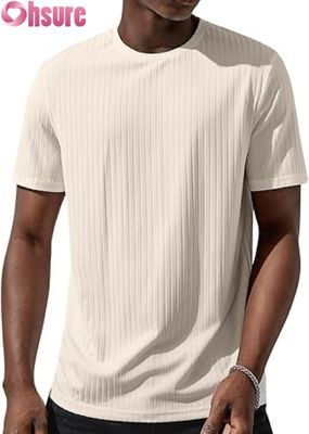 Mujeres Manga corta T-Shirt de base Casual Cuello redondo T-Top con costillas