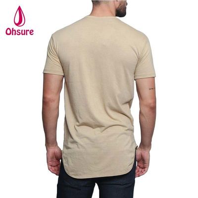 Impresión casual patrón de tejido de punto de apoyo muscular de ejercicio ropa para hombres de bambú Tejido de boxeo Impresión de camisetas