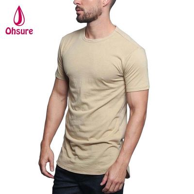 Impresión casual patrón de tejido de punto de apoyo muscular de ejercicio ropa para hombres de bambú Tejido de boxeo Impresión de camisetas