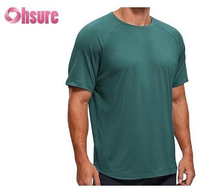 Impresión casual patrón de tejido de punto de apoyo muscular de ejercicio ropa para hombres de bambú Tejido de boxeo Impresión de camisetas
