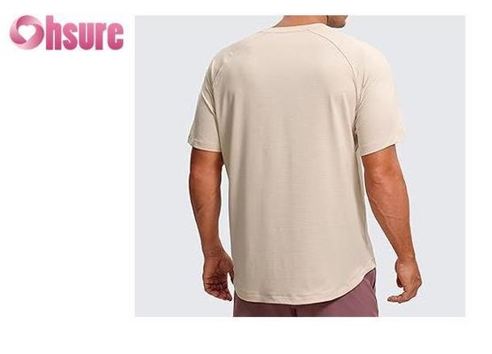 Impresión casual patrón de tejido de punto de apoyo muscular de ejercicio ropa para hombres de bambú Tejido de boxeo Impresión de camisetas