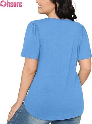 Camiseta de entrenamiento para mujer de algodón de alta calidad al por mayor, ajuste holgado, camisetas en blanco, estilo de moda para hombre