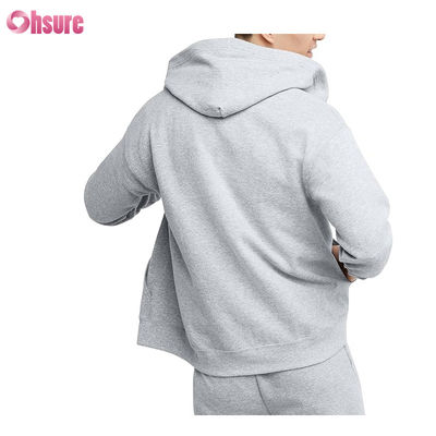 Sudadera con capucha de tela amigable, sudaderas con capucha de algodón de alta calidad, de gran tamaño, delgadas, lisas, para hombre