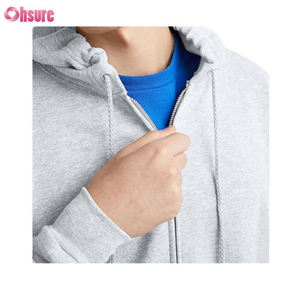 Sudadera con capucha de tela amigable, sudaderas con capucha de algodón de alta calidad, de gran tamaño, delgadas, lisas, para hombre
