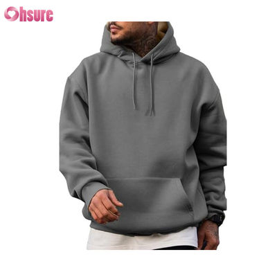 Camisetas con capucha de tela amigable Camisetas con capucha de algodón de alta calidad Pullovers de gran tamaño Slim Camisetas con capucha de hombre