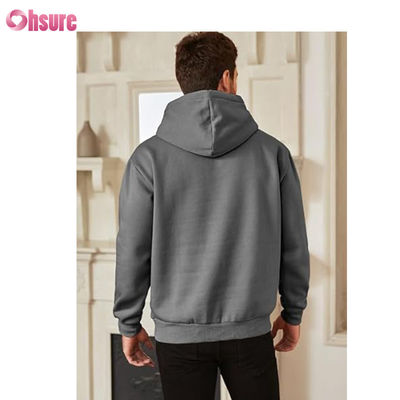 Camisetas con capucha de tela amigable Camisetas con capucha de algodón de alta calidad Pullovers de gran tamaño Slim Camisetas con capucha de hombre