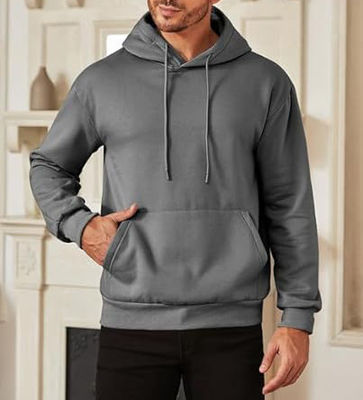 Camisetas con capucha de tela amigable Camisetas con capucha de algodón de alta calidad Pullovers de gran tamaño Slim Camisetas con capucha de hombre