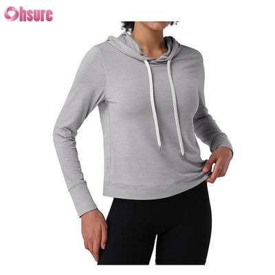 Amistoso Hoodie de alta calidad de algodón Hoodies mujer Casual sweaters deportes gimnasio Traje de deporte sencillo Hoodies mujer