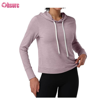 Amistoso Hoodie de alta calidad de algodón Hoodies mujer Casual sweaters deportes gimnasio Traje de deporte sencillo Hoodies mujer