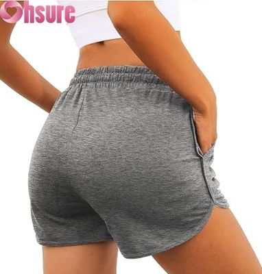 Shorts deportivos de cintura alta para mujer | Shorts de gimnasia, yoga y running | Ropa deportiva de fitness transpirable y de secado rápido