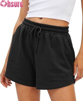 Pantalones cortos deportivos de cintura alta de secado rápido para mujer, faldas pantalón transpirables con bolsillos para correr y hacer ejercicio, con decoración de patrón de moda