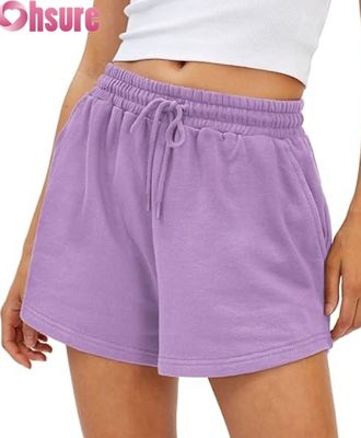 Pantalones cortos deportivos de cintura alta de secado rápido para mujer, faldas pantalón transpirables con bolsillos para correr y hacer ejercicio, con decoración de patrón de moda