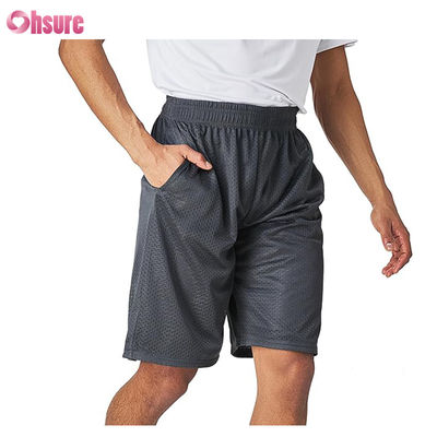 Pantalones cortos de malla atléticos de alto rendimiento para hombre, pantalones cortos de baloncesto para hombre, entrenamiento en el gimnasio y pantalones cortos deportivos con bolsillos para hombre