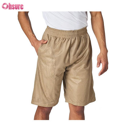 Pantalones cortos de malla atléticos de alto rendimiento para hombre, pantalones cortos de baloncesto para hombre, entrenamiento en el gimnasio y pantalones cortos deportivos con bolsillos para hombre