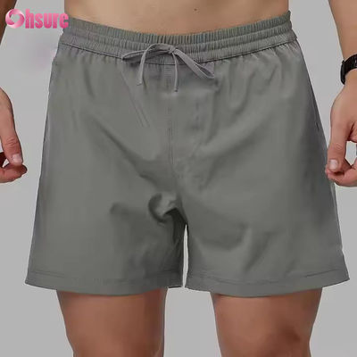Custom High Quality Nylon Spandex Split Hem Doble Capa 5 en Deportes 2 en 1 Calzoncillos para hombres