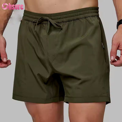 Custom High Quality Nylon Spandex Split Hem Doble Capa 5 en Deportes 2 en 1 Calzoncillos para hombres