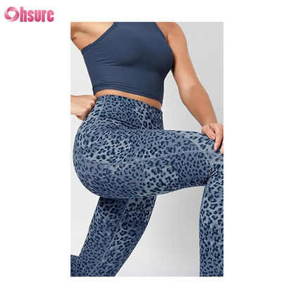 EL PUEBLO DE GYM Pantalones de yoga de cintura alta gruesa con bolsillos, ejercicio para controlar la barriga Calcetines de yoga para mujeres