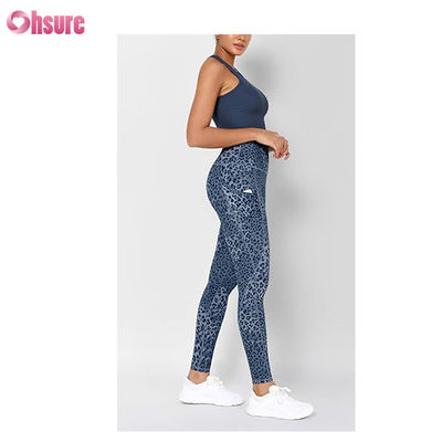 EL PUEBLO DE GYM Pantalones de yoga de cintura alta gruesa con bolsillos, ejercicio para controlar la barriga Calcetines de yoga para mujeres