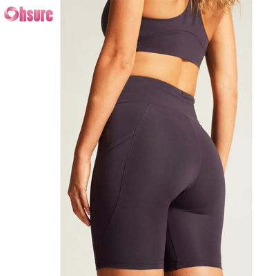 Nuevo estilo ropa activa personalizada de alta calidad para yoga ropa deportiva al aire libre pantalones cortos logotipo personalizado acondicionamiento físico sexys Cross Back sujetador de yoga