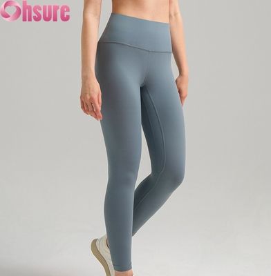 Leggings de yoga de cintura alta para mujer 2025, control de abdomen, elásticos en 4 direcciones, transpirables, ropa de fitness, cintura elástica cómoda