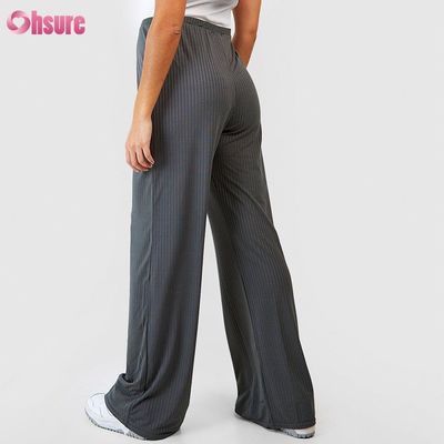 Pantalones de pista Tejido de gimnasio Ropa recta Calzoncillos de jogging mujer recta embarazada Jogging Calzoncillos de sudor Tejido Casual