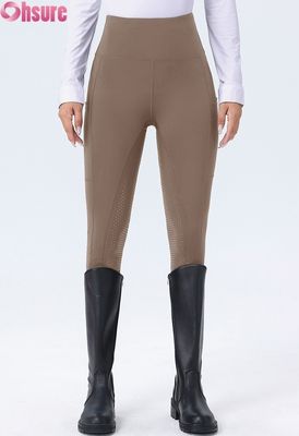 Cinturón de cintura de alta costumbre Calzoncillos de equitación Anti-deslizante Pantalones de conducción de silicio Jodhpur para el traje de equitación