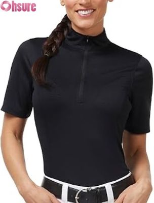 Camisa de competición ecuestre femenina Tops activos Tops de montaña hechos en fábrica