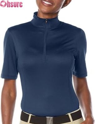 Camisa de competición ecuestre femenina Tops activos Tops de montaña hechos en fábrica