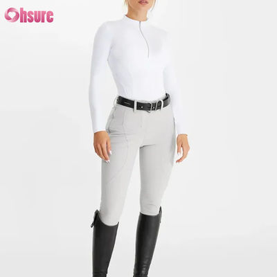 2024 estilo único de la mujer personalizado Impreso al aire libre Equitación Equitación Show Camisa respirable Nueva llegada pantalón