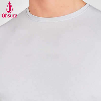 100% de algodón personalizado personalizado impresa hombres camisetas de polo de gran tamaño camisetas de peso pesado en blanco