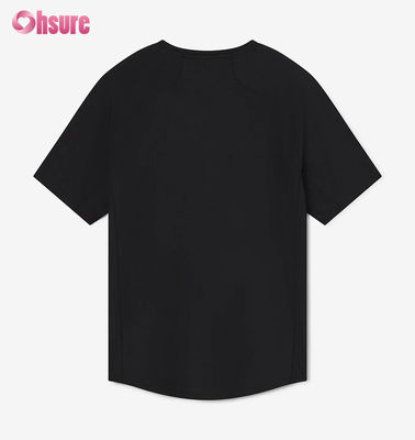 Camiseta de gimnasio personalizada para hombre, de secado rápido, camiseta de entrenamiento, transpirable, manga raglán, ligera, poliéster y spandex - Tejido de 300 g/m²