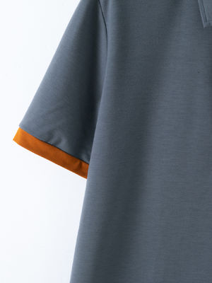 OEM Impresión de logotipos personalizados de los hombres para camisas de polo de verano de oficina gimnasio ropa de trabajo casual en blanco impresa XS-2XL patrón sólido de punto
