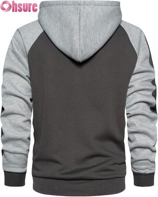 Nueva moda, sudadera con capucha de peso pesado, 80% algodón, 20% poliéster, 380 gsm, cálida, sin cordones, personalizada, de buena calidad, lisa, en blanco, para invierno