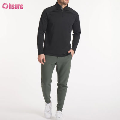 High Quality Custom Embroidery Oversized Men's Crew Neck Sweatshirt 2XL 100% de algodón Francés Terry Cuarto Camiseta con gorra