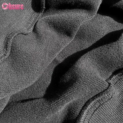 Fabricante de sudadera Impresión personalizada Y2K ropa callejera 400 Gsm Vintage de lana de gran tamaño de peso pesado Lavado de cultivos ácido cortado sudadera de hombre