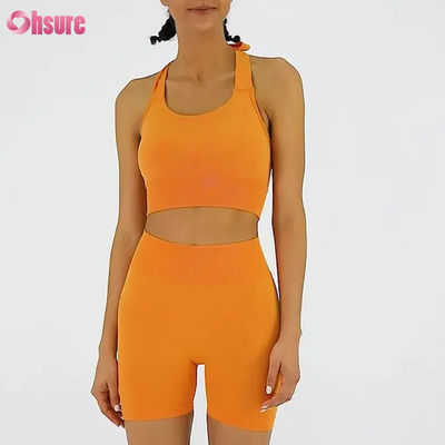 Mallas cortas de fitness sin costuras para mujer, cintura alta, levanta caderas, shorts deportivos, spandex, nailon, shorts de yoga de secado rápido para mujer, sexys