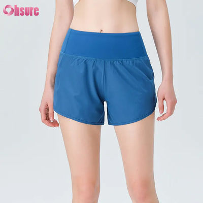 Moda de alta calidad Mujeres Peluquería activa Peluquería deportiva Mujeres Peluquería para correr Peluquería de nylon Spandex Gimnasio Peluquería de sudor con bolsillos