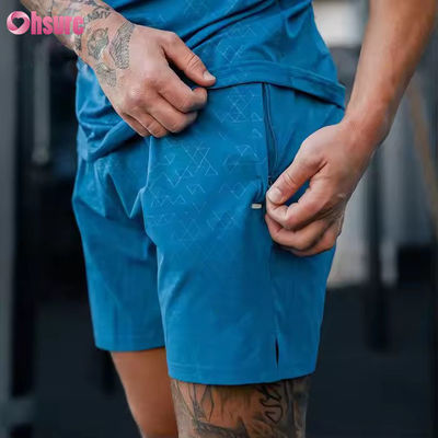 Calzoncillos de gimnasia para hombres con logotipo personalizado 100% de nylon de tejido atlético Bajo activo para deportes