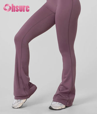 Mallas de yoga de cintura alta con logotipo personalizado Dear-Lover para mujer, banda de cintura negra lisa, bolsillos laterales, absorción de humedad, entrenamiento de yoga